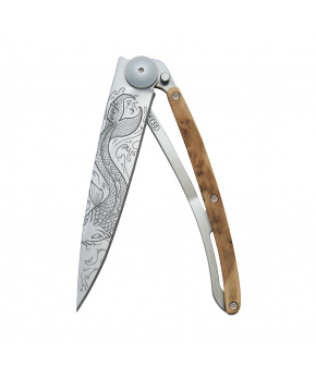 Kapesní nůž Deejo 1CB015 Tattoo 37g juniper wood Fish Kapesní nůž Deejo 1CB015 Tattoo 37g juniper wood Fish