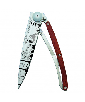 Kapesní nůž Deejo 1CB037 Tattoo 37g coralwood Hunting day