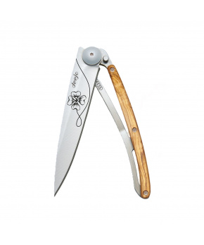 Kapesní nůž Deejo 1CB069 Tattoo 37g olive wood Lucky Charm Kapesní nůž Deejo 1CB069 Tattoo 37g olive wood Lucky Charm