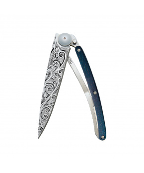 Kapesní nůž Deejo 1CB083 Tattoo 37g blue beech Pacific Kapesní nůž Deejo 1CB083 Tattoo 37g blue beech Pacific