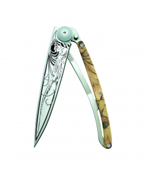 Kapesní nůž Deejo 1CM023 Tattoo 37g brown camo Pheasant