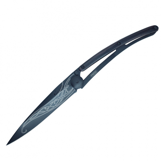 Deejo 1GB136 Black Tattoo 37g, ebony wood, Elven blade