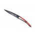 Kapesní nůž Deejo 1GB156 Tattoo Black 37g red beech Bull