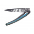 Kapesní nůž Deejo 1GB159 Tattoo Black 37g blue beech Corsair