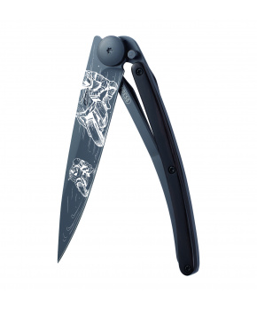 Kapesní nůž Deejo 1GB191 Tattoo Black 37g ebony wood Moto Racing Kapesní nůž Deejo 1GB191 Tattoo Black 37g ebony wood Moto Racing