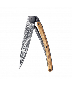 Kapesní nůž Deejo 1GB199 Tattoo Black 37g olive wood Samoa Kapesní nůž Deejo 1GB199 Tattoo Black 37g olive wood Samoa