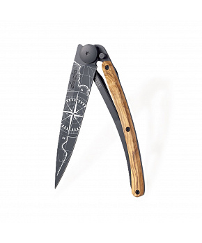 Kapesní nůž Deejo 1GB202 Tattoo Black 37g olive wood Terra Incognita Kapesní nůž Deejo 1GB202 Tattoo Black 37g olive wood Terra Incognita