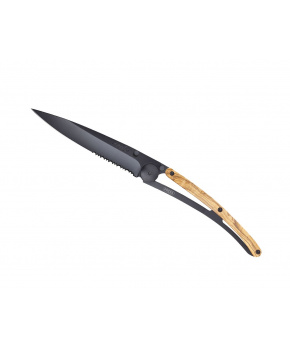 Kapesní nůž Deejo 1GB501 Serration Black 37g olive wood Kapesní nůž Deejo 1GB501 Serration Black 37g olive wood