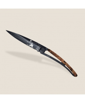 Kapesní nůž Deejo 1GC512 Tattoo Black Serration 37g brown camo Fly Fishing Kapesní nůž Deejo 1GC512 Tattoo Black Serration 37g brown camo Fly Fishing