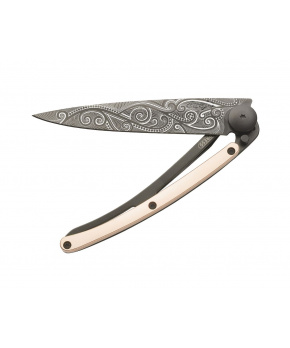 Kapesní nůž Deejo 1GM026 GOLD Tattoo Black 37g 18kt pink gold Pacific Kapesní nůž Deejo 1GM026 GOLD Tattoo Black 37g 18kt pink gold Pacific