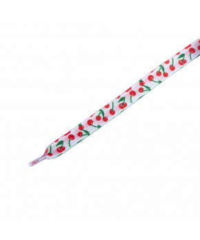 Dětské elastické tkaničky Tobby ploché cherry