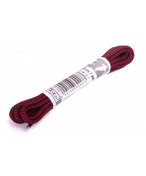 Tkaničky kulaté Tobby 0242-Do07 black-red