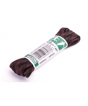 Tkaničky ploché Tobby 0802-87 black-brown