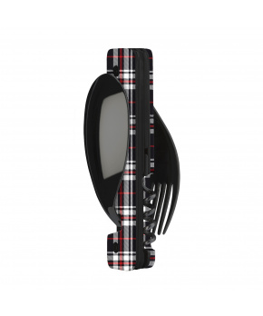 Kapesní multifunkční příbor Akinod 13h25 black mirror finish Blue Tartan Kapesní multifunkční příbor Akinod 13h25 black mirror finish Blue Tartan