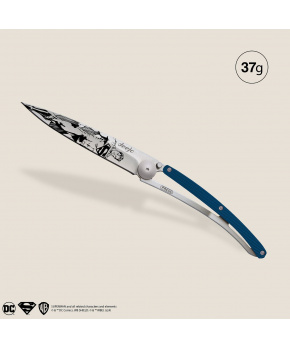 Kapesní nůž Deejo DEEWRN001 Tattoo 37g aluminium blue Superman Kapesní nůž Deejo DEEWRN001 Tattoo 37g aluminium blue Superman