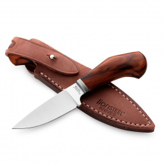 Lionsteel WILLY WL1 ST,rukojeť dřevo santos,kožené pouzdro