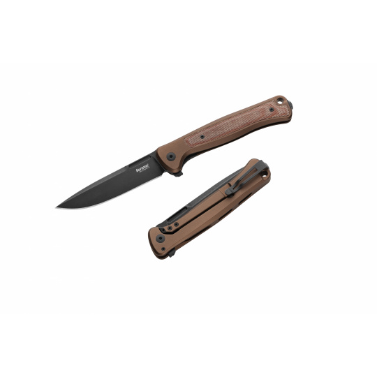 Lionsteel Skinny SK01A EB Aluminium -Earth / Old Black blade
