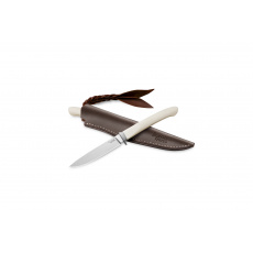 Lionsteel AG01 MW, čepel M390 satin, rukojeť white micarta
