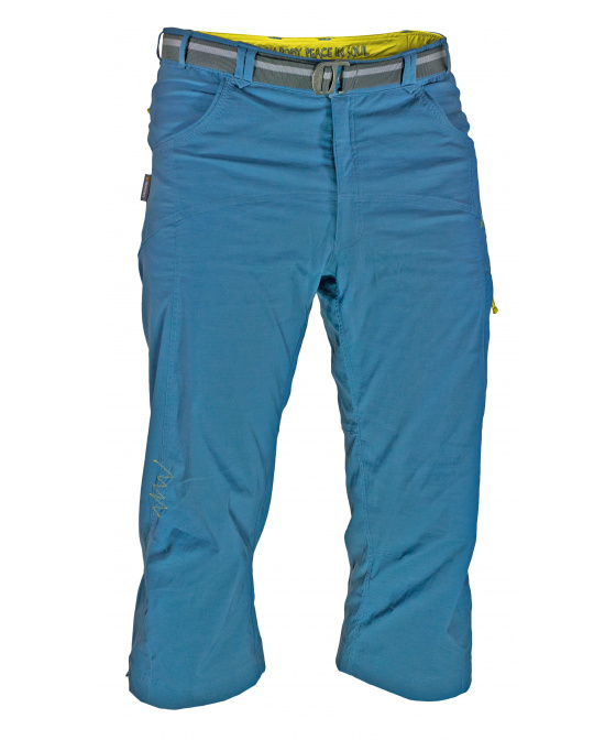 Kalhoty Warmpeace Plywood 3/4  Barva: Petrol, Velikost: M