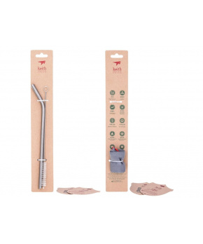 Titanové brčko zahnuté Keith Titanium Straw 210 mm