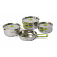 Sada nádobí Pinguin Trio steel S
