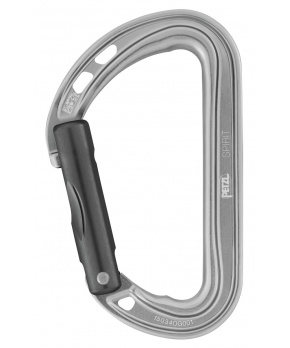 Petzl SPIRIT STRAIGHT šedá karabina - rovný zámek Petzl SPIRIT STRAIGHT šedá karabina - rovný zámek