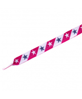 Dětské elastické tkaničky Tobby ploché stars &#38; stripes