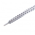 Tobby tkaničky dětské elastické dots black on white