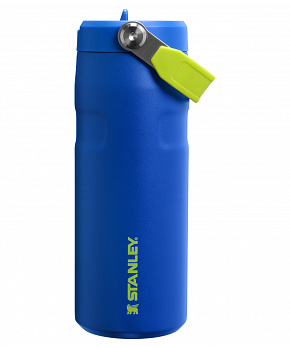 STANLEY Termoláhev The IceFlow™ Bottle Flip Straw 2.0 470 ml/16oz Cobalt Chartreuse