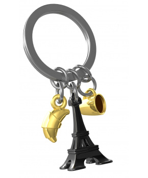 MTM Klíčenka Paris coffee & croissant