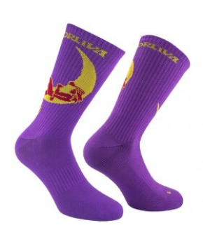 Ponožky La Sportiva Climbing on the Moon Socks Purple/Yellow Ponožky La Sportiva Climbing on the Moon Socks Purple/Yellow