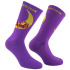 Ponožky La Sportiva Climbing on the Moon Socks Purple/Yellow