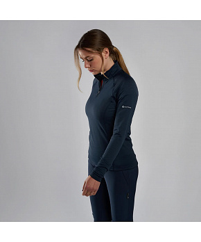 Montane Dámská mikina Montane Womens Protium Lite Pull-On barva Eclipse Blue velikost UK14/L Montane Dámská mikina Montane Womens Protium Lite Pull-On barva Eclipse Blue velikost UK14/L