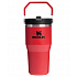 STANLEY Termoláhev s integrovanou slámkou The IceFlow™ Flip Straw 2.0 Tumbler 600 ml/20oz Chili Black