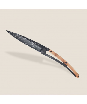 Kapesní nůž Deejo 1GB116 Tattoo Black 37g juniper wood Ski