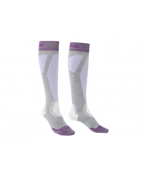 Bridgedale Ski Easy On Women's grey/lilac/813 Bridgedale Ski Easy On Women's grey/lilac/813