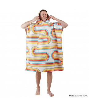 PackTowl Rychleschnoucí ručník PackTowl Changing Poncho barva Retro Curve velikost S/M