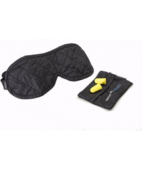 Cocoon oční maska Eye Shades black s ucpávkami