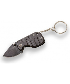 Joker přívěsek Keyring Folding Knife Drop Point black 35 mm