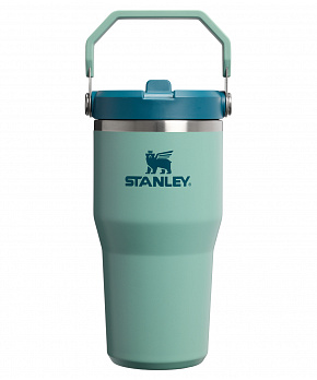 STANLEY Termoláhev s integrovanou slámkou The IceFlow™ Flip Straw 2.0 Tumbler 600 ml/20oz Spring Green