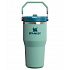STANLEY Termoláhev s integrovanou slámkou The IceFlow™ Flip Straw 2.0 Tumbler 600 ml/20oz Spring Green