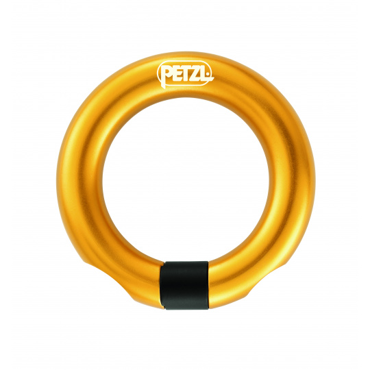 Petzl RING OPEN vícesměrový rozebíratelný kroužek žlutý