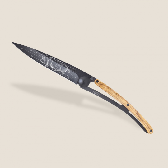 Deejo 3GB152 Tattoo Giant, black 390g, olive, Prime Cuts