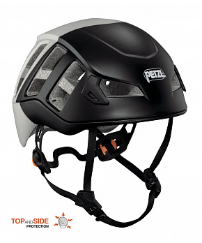 Petzl METEOR M/L BLACK GRAY horolezecká přilba černo-šedá