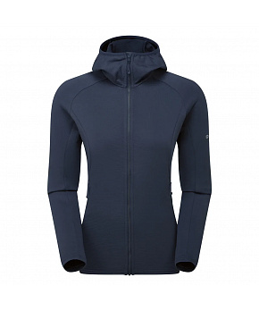 Montane Dámská mikina s kapucí Montane Womens Protium Hoodie barva Eclipse Blue velikost UK10/S Montane Dámská mikina s kapucí Montane Womens Protium Hoodie barva Eclipse Blue velikost UK10/S