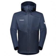 Bunda Mammut Ultimate VII SO Hooded Jacket Men marine 5118 Bunda Mammut Ultimate VII SO Hooded Jacket Men marine 5118