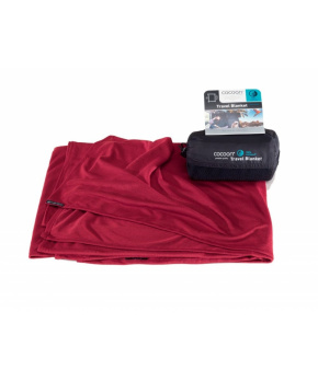Cocoon cestovní deka Coolmax monk´s red