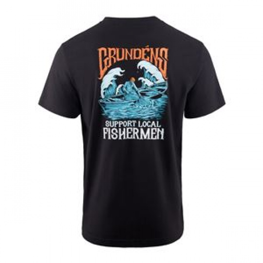 Support Fishermen SS T-Shirt  Black, 3XL