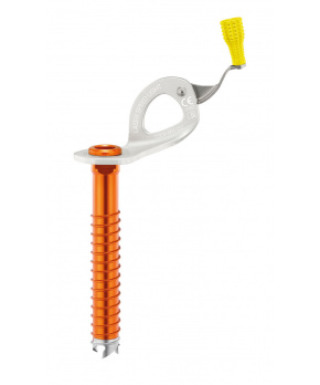 Petzl LASER SPEED LIGHT 13 cm ledovcová skoba s plaketou Petzl LASER SPEED LIGHT 13 cm ledovcová skoba s plaketou