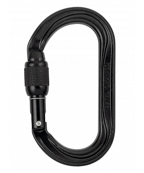 Petzl Karabina Petzl Oxan Screw-Lock barva Černá Petzl Karabina Petzl Oxan Screw-Lock barva Černá